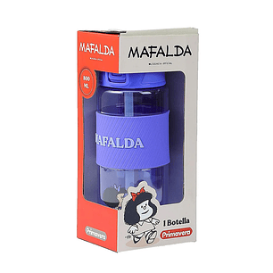 Termo Mafalda Purpura Plástico 800 ml