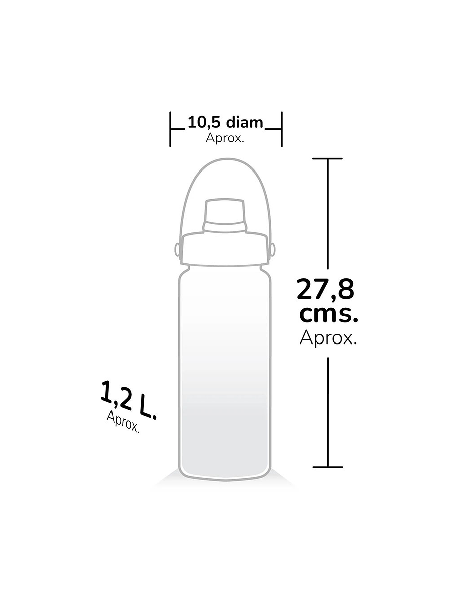 Termo Snoopy Giggle - Smile Plástico 1,2 Lts 3