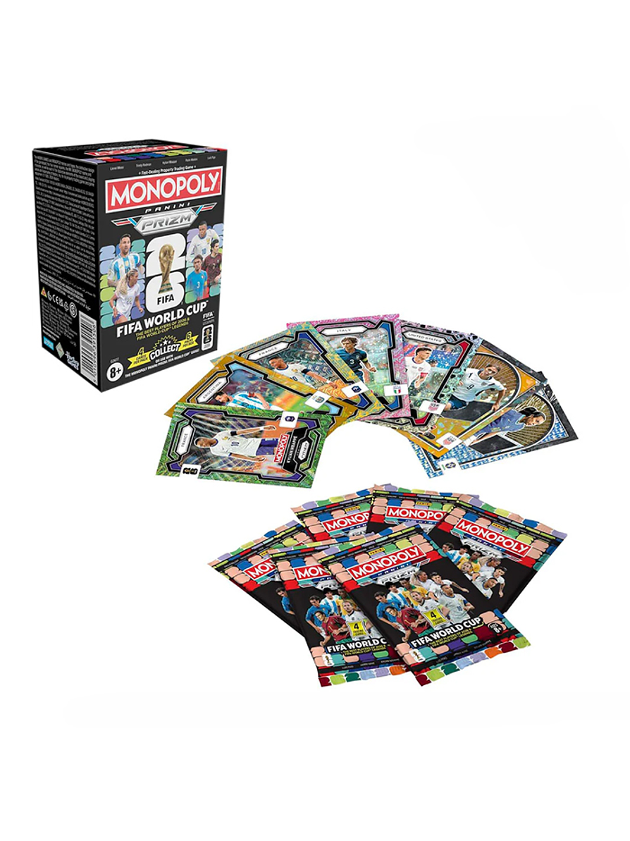 Monopoly Panini Prizm Caja De Cartas Hasbro 1