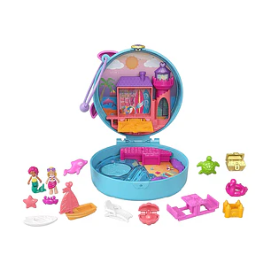 Polly Pocket Cofre Playa Del Delfín 