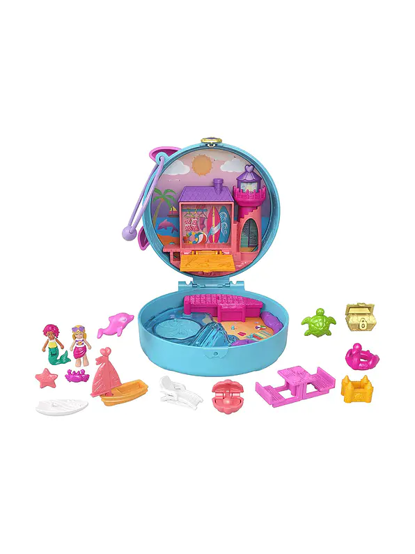 Polly Pocket Cofre Playa Del Delfín  1