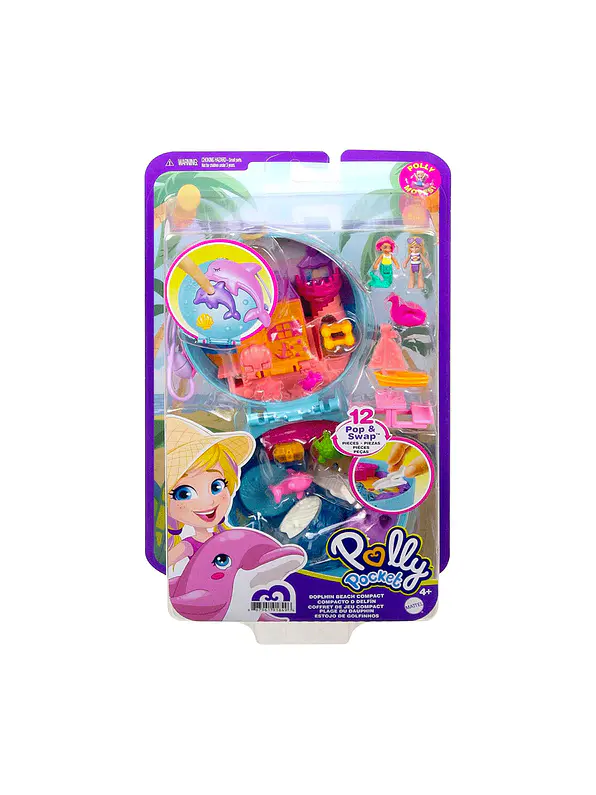 Polly Pocket Cofre Playa Del Delfín  2