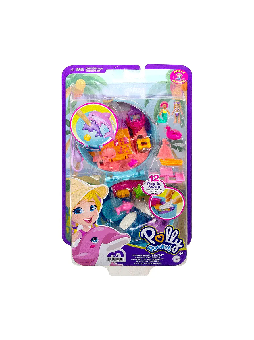 Polly Pocket Cofre Playa Del Delfín  2
