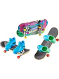 Hot Wheels Mini Patineta Y Zapatos X 4 Unidades  - Miniatura 3