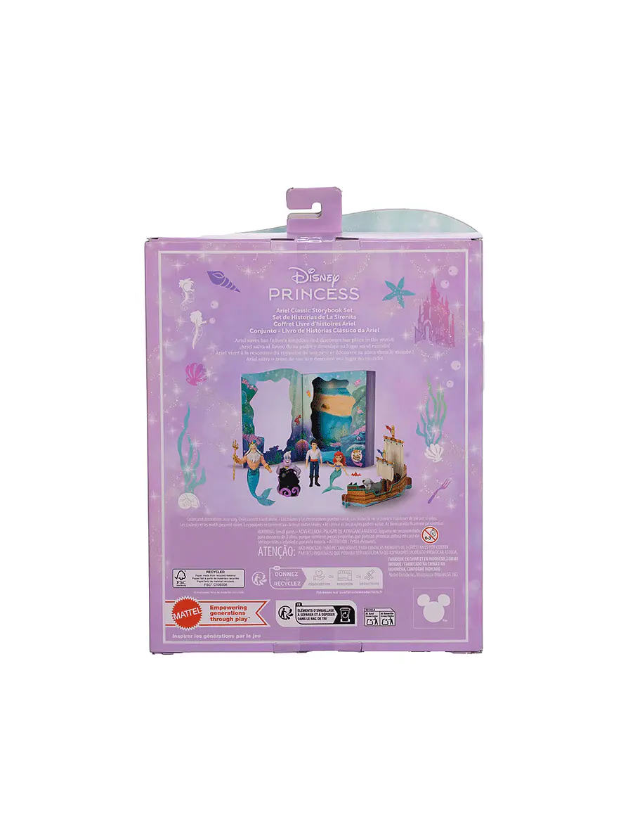 Set Conjunto De Cuentos De Ariel La Sirenita 5