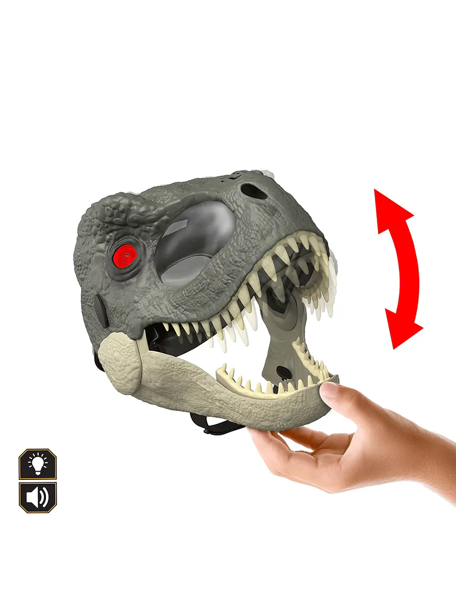 Jurassic World Máscara Para Juegos De Imitación De T. Rex  3
