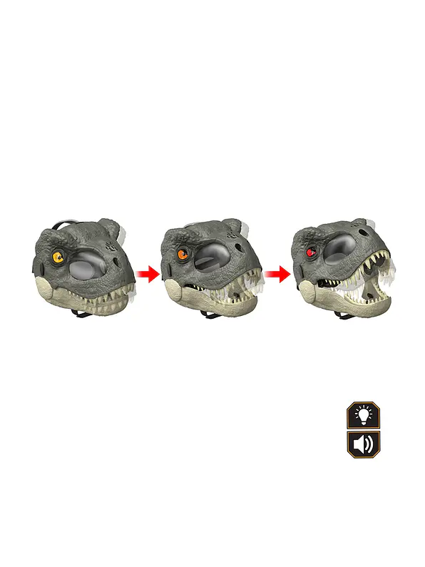 Jurassic World Máscara Para Juegos De Imitación De T. Rex  4