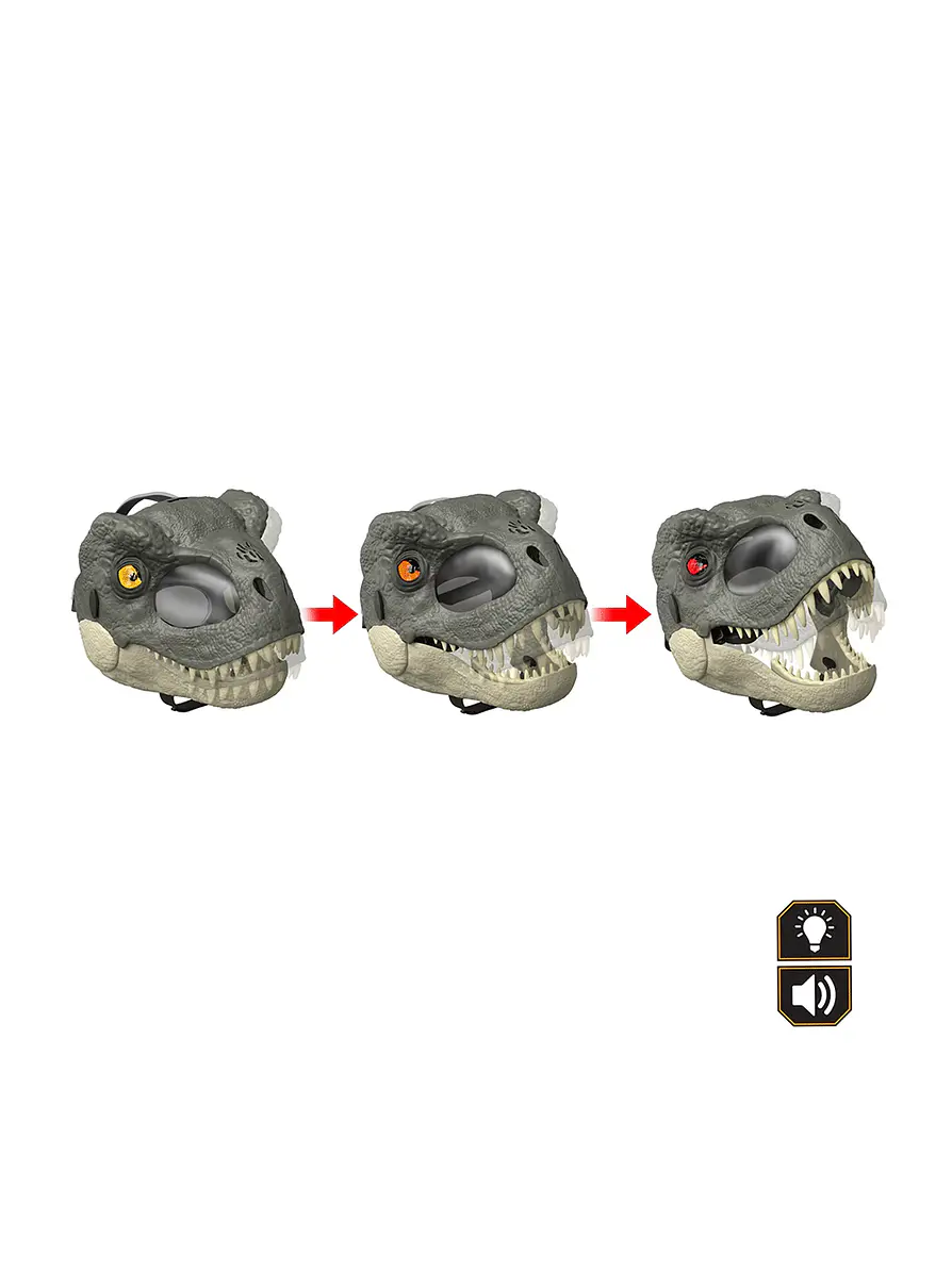 Jurassic World Máscara Para Juegos De Imitación De T. Rex  4