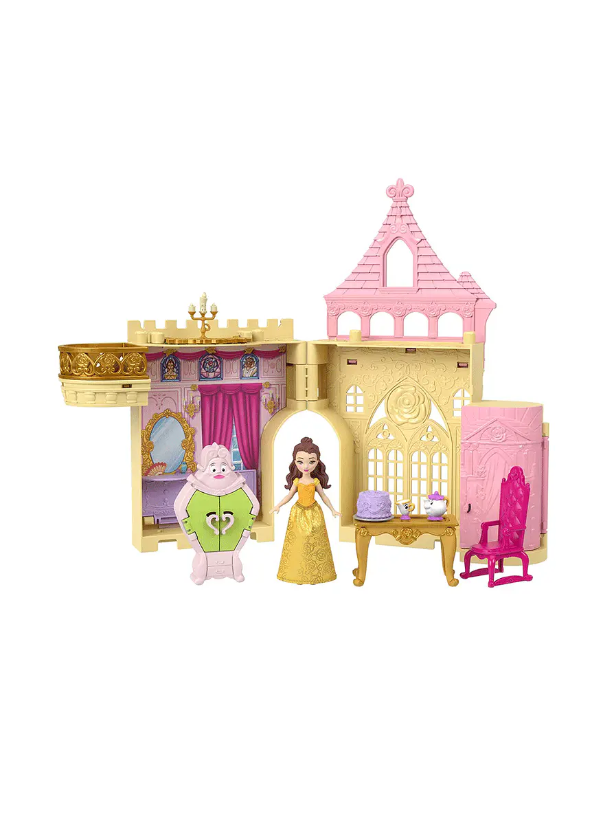Disney Princesa Casa de Muñecas Castillo de Bella Apilable 2