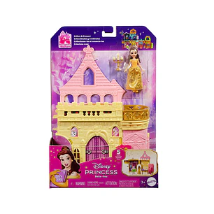 Disney Princesa Casa de Muñecas Castillo de Bella Apilable
