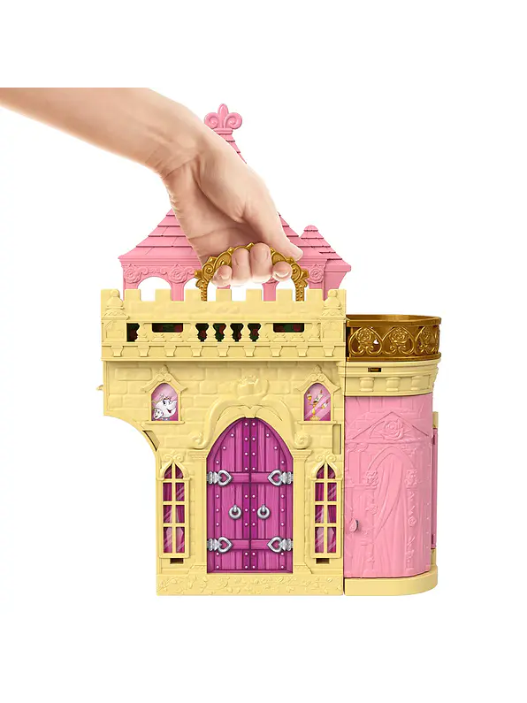 Disney Princesa Casa de Muñecas Castillo de Bella Apilable 4