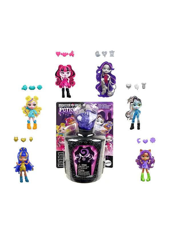 Monster High Mini Muñeca Monstruosas Pociones Sorpresa 1