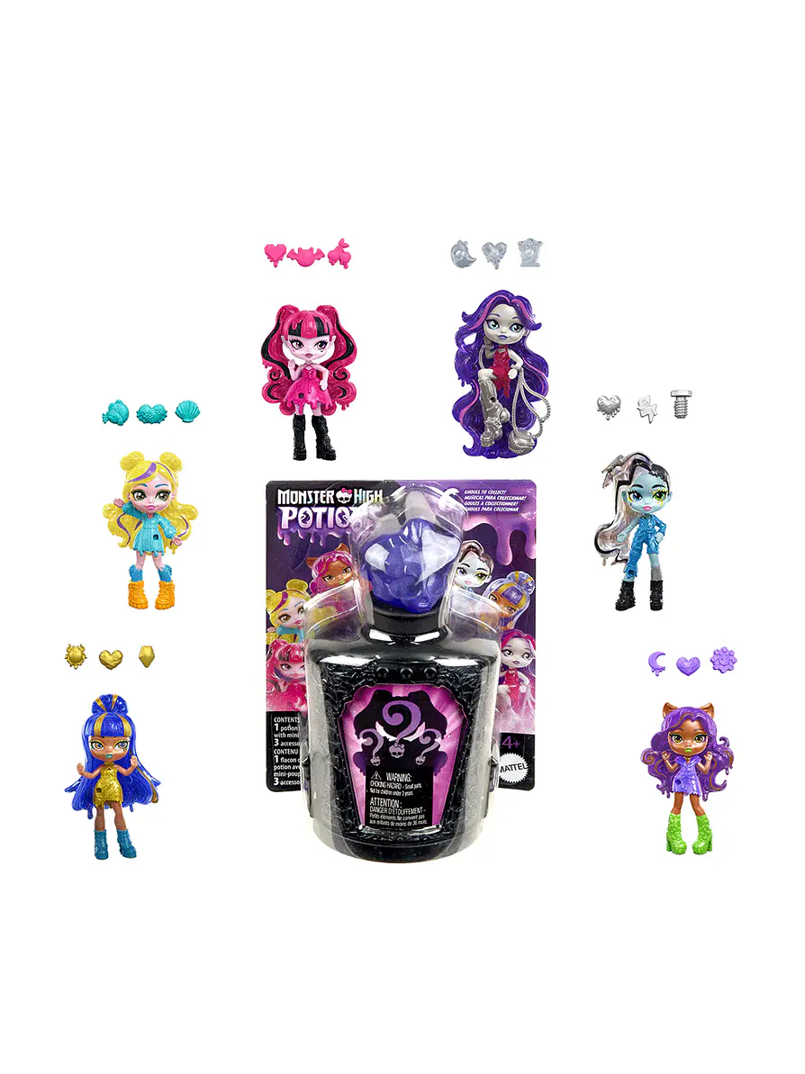 Monster High Mini Muñeca Monstruosas Pociones Sorpresa 1