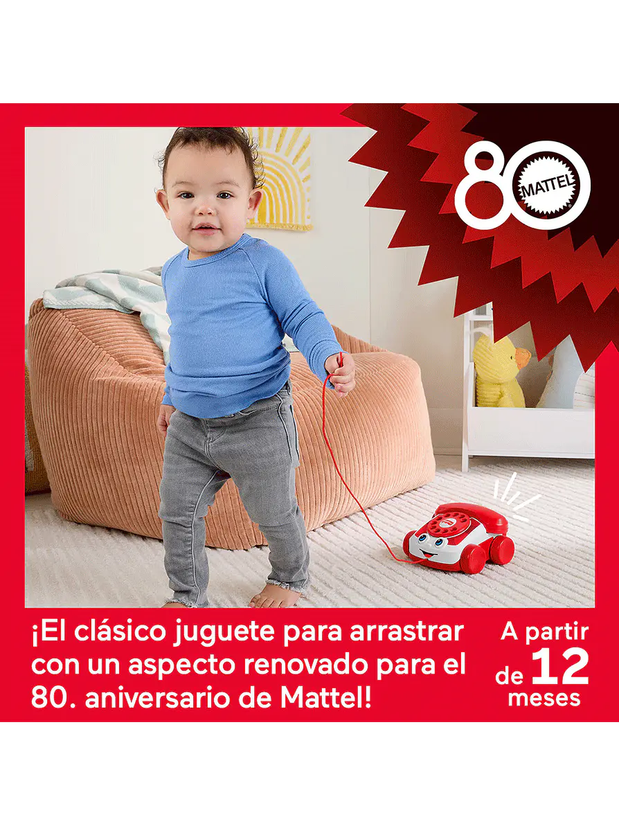 Fisher Price Teléfono Parlanchín 80 años 3