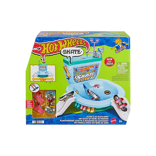 Hot Wheels Conjunto Flush & Go Skate Bowl