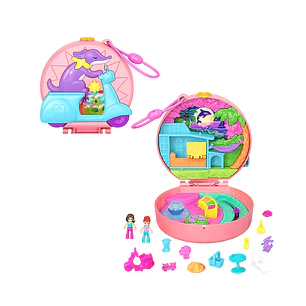 Polly Pocket Ciclomotor Adventure compacto
