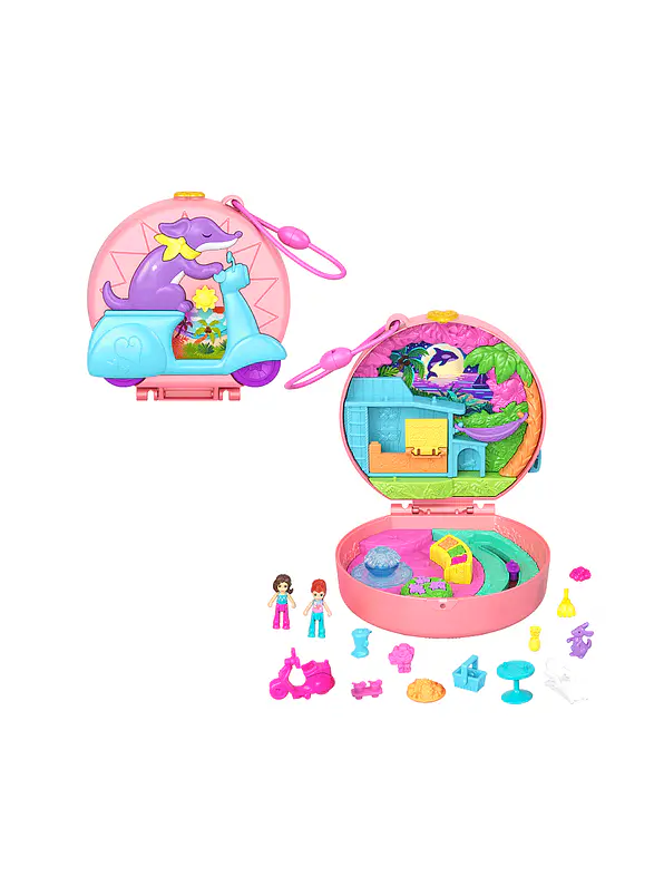 Polly Pocket Ciclomotor Adventure compacto 1