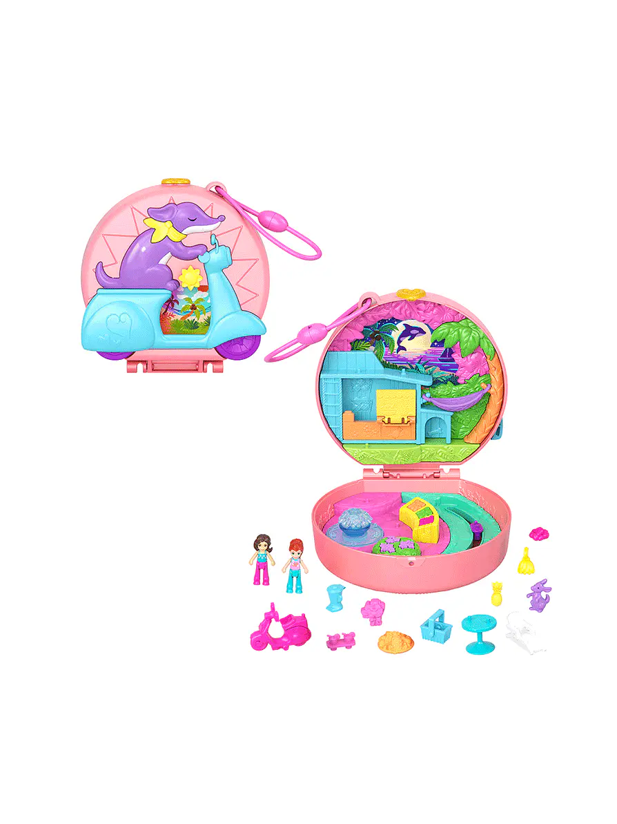 Polly Pocket Ciclomotor Adventure compacto 1