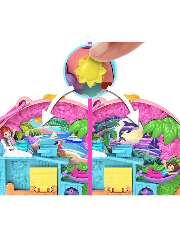Polly Pocket Ciclomotor Adventure compacto 5