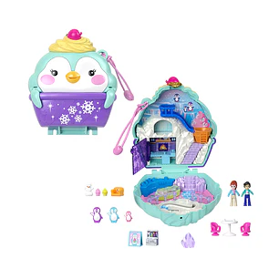 Polly Pocket Estuche De Pingüino De Nieve 