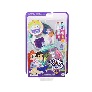 Polly Pocket Estuche De Pingüino De Nieve 