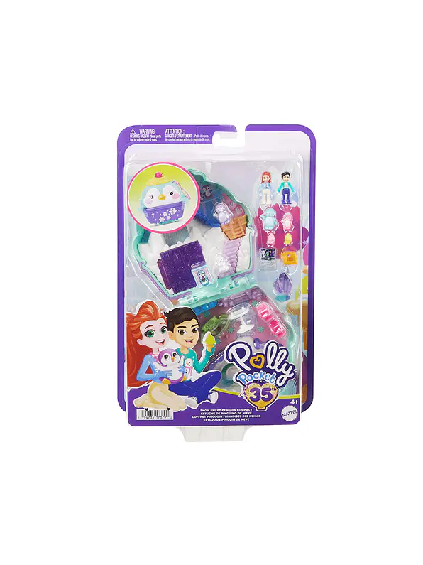 Polly Pocket Estuche De Pingüino De Nieve  2
