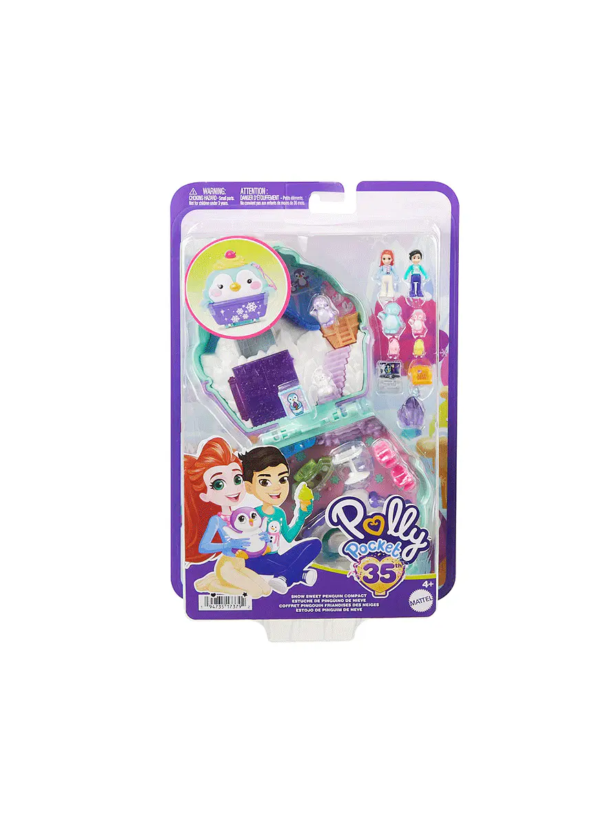 Polly Pocket Estuche De Pingüino De Nieve  2