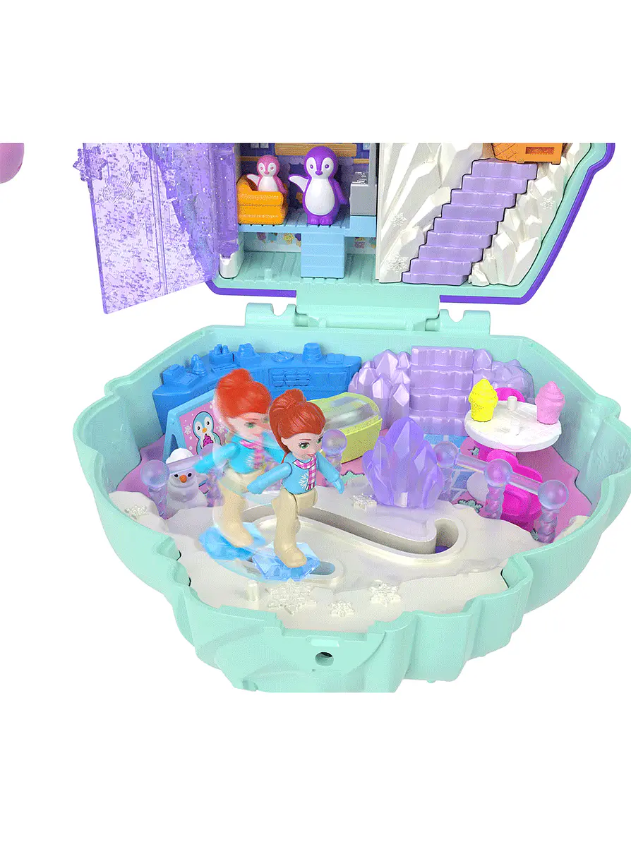 Polly Pocket Estuche De Pingüino De Nieve  4