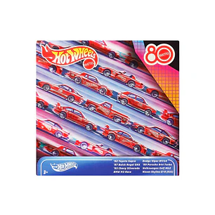 Hot Wheels Pack 8 Vehículos Aniversario 80 