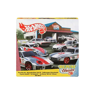 Hot Wheels Pack 7 Vehículos Clásicos Aniversario 80 