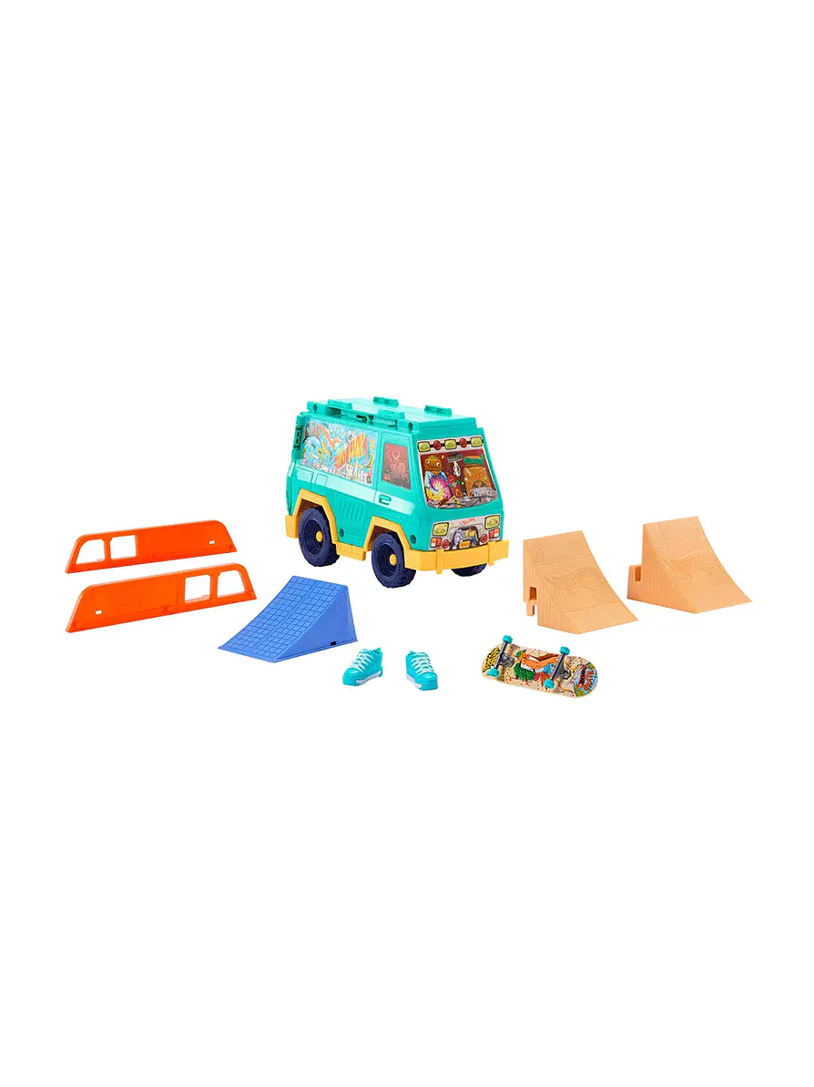 Hot Wheels Conjunto Furgoneta De Skate De Tony Hawk 2