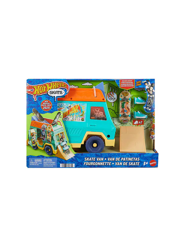 Hot Wheels Conjunto Furgoneta De Skate De Tony Hawk 1