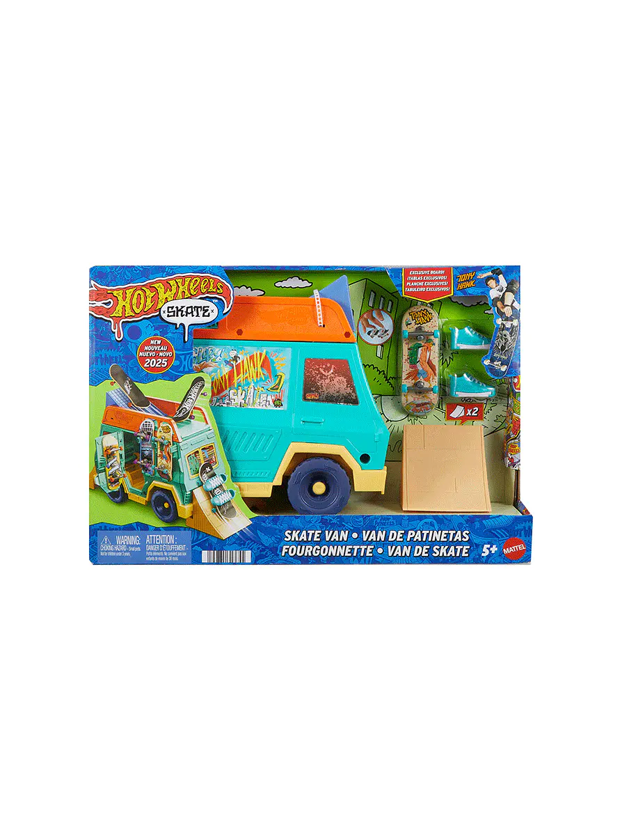 Hot Wheels Conjunto Furgoneta De Skate De Tony Hawk 1