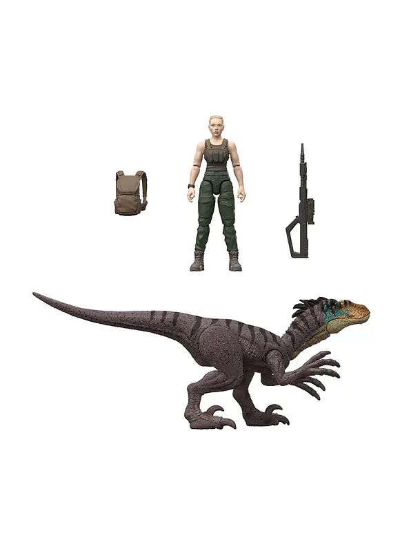 Jurassic World Rebirth Humano Y Dinosaurio Surtido  4