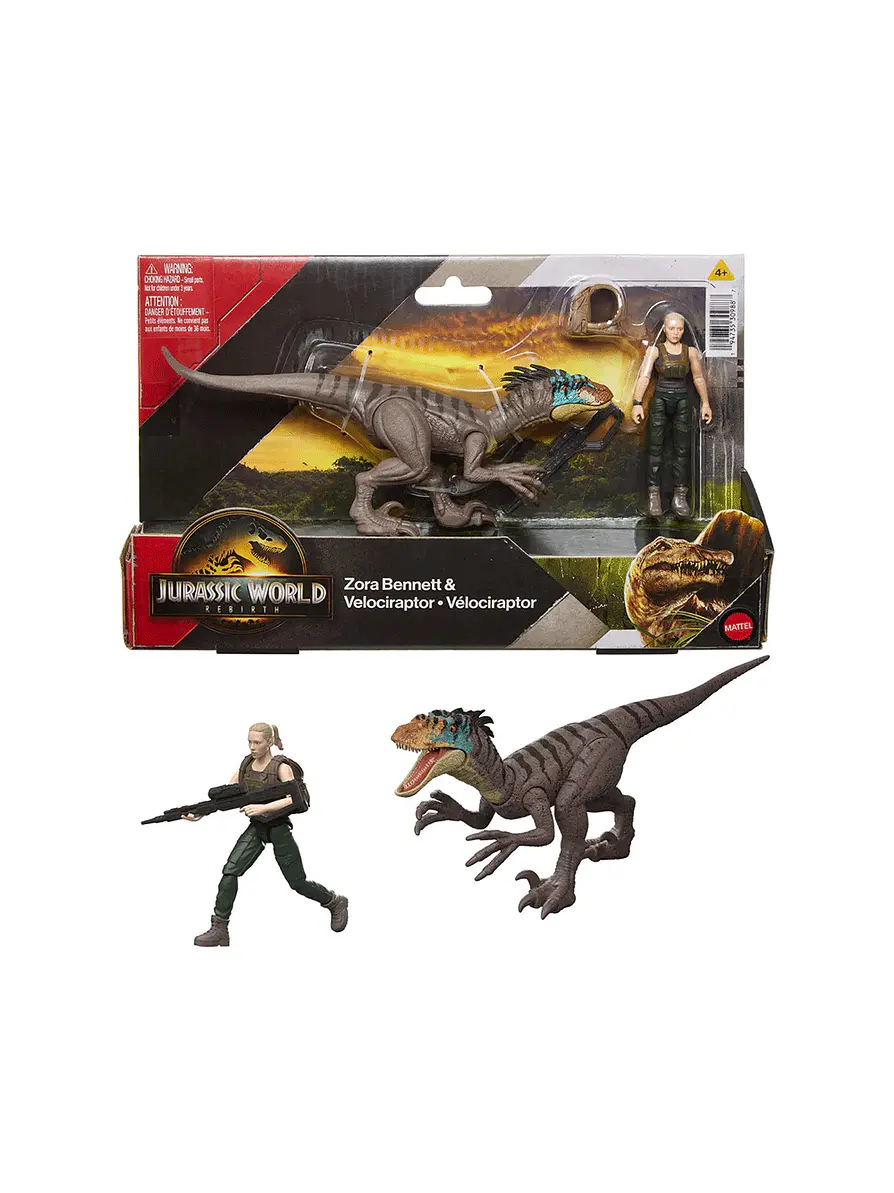 Jurassic World Rebirth Humano Y Dinosaurio Surtido  1