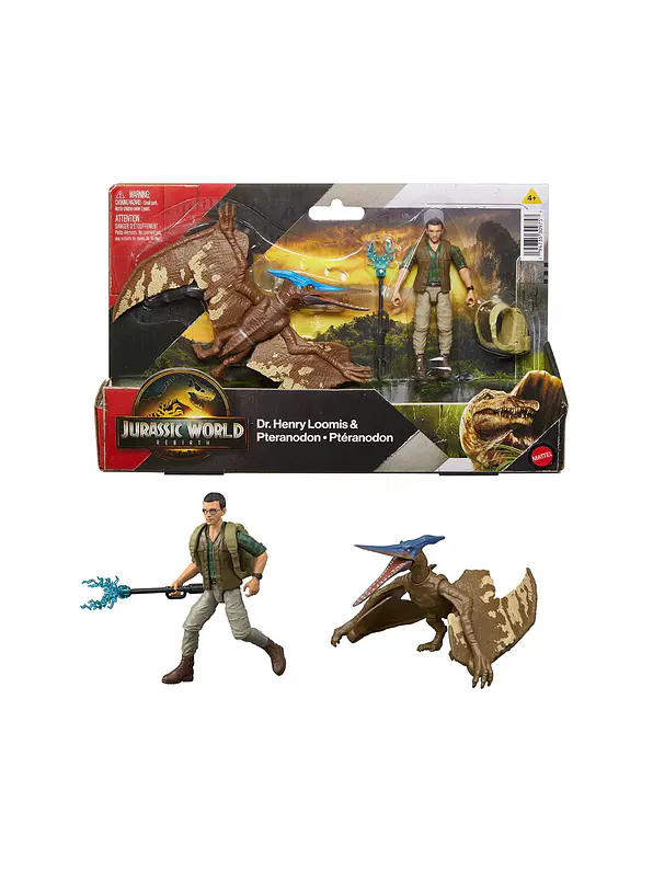 Jurassic World Rebirth Humano Y Dinosaurio Surtido  2