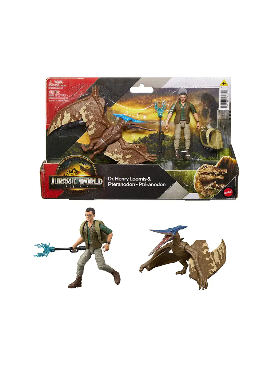 Jurassic World Rebirth Humano Y Dinosaurio Surtido  2
