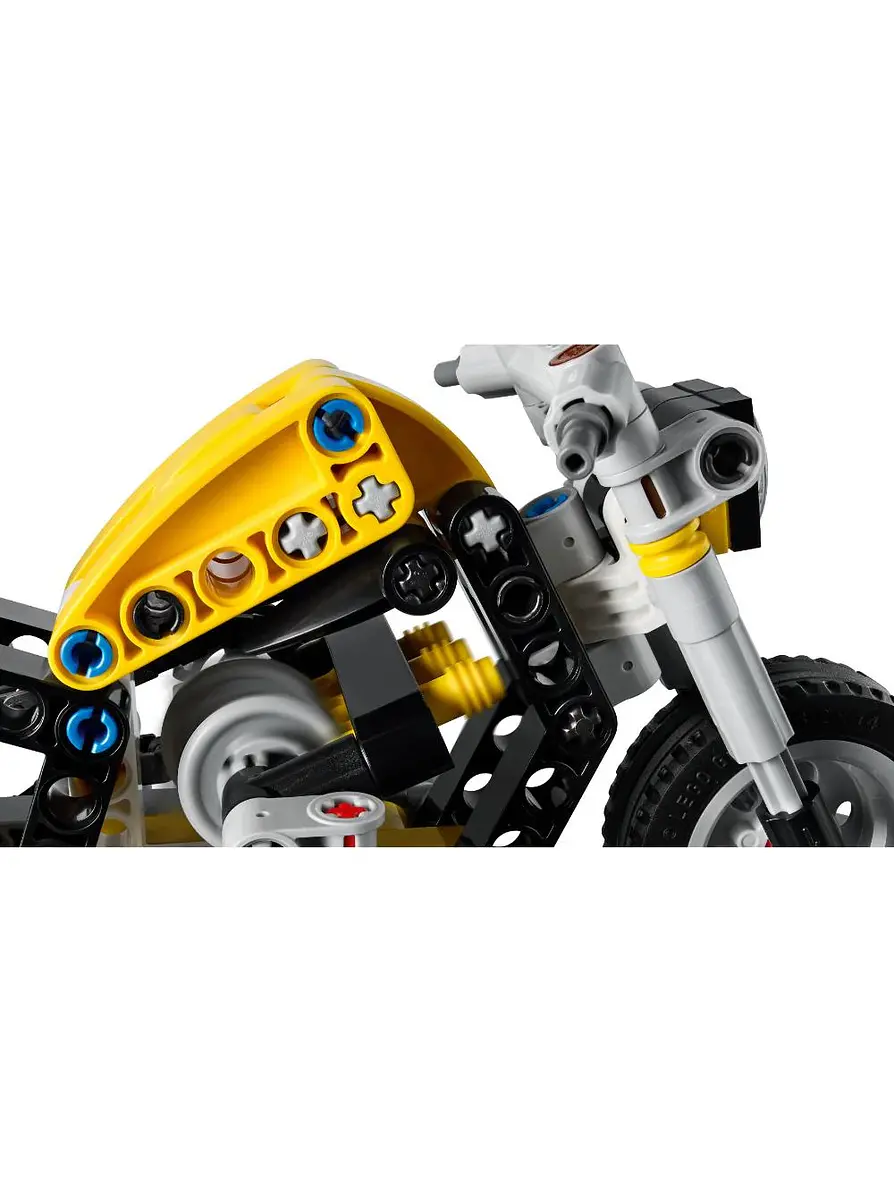 Lego Technic Moto Amarilla 4