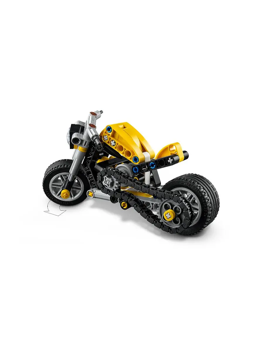 Lego Technic Moto Amarilla 7