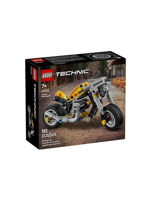 Lego Technic Moto Amarilla 1