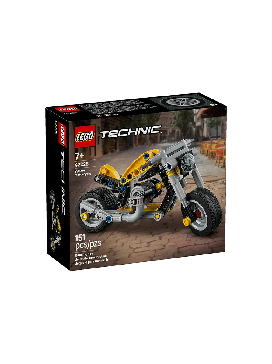 Lego Technic Moto Amarilla 1
