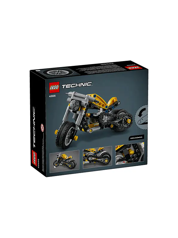 Lego Technic Moto Amarilla 3