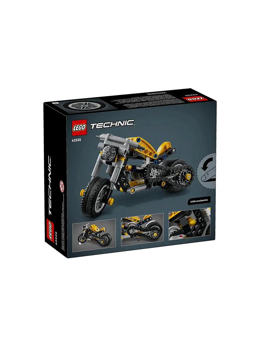 Lego Technic Moto Amarilla 3