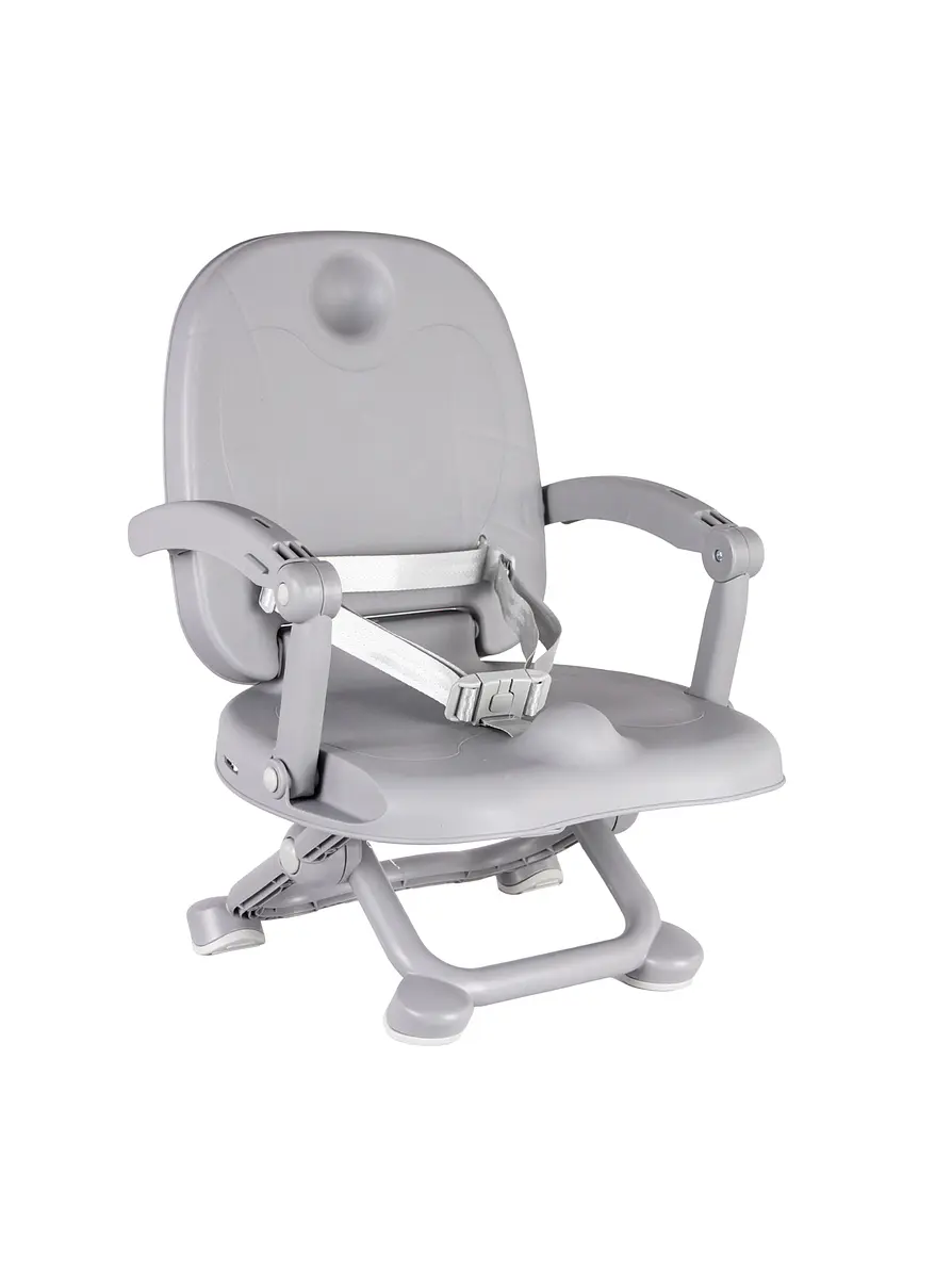 Silla Comedor Bebesit Booster Bites Portable Gray 2