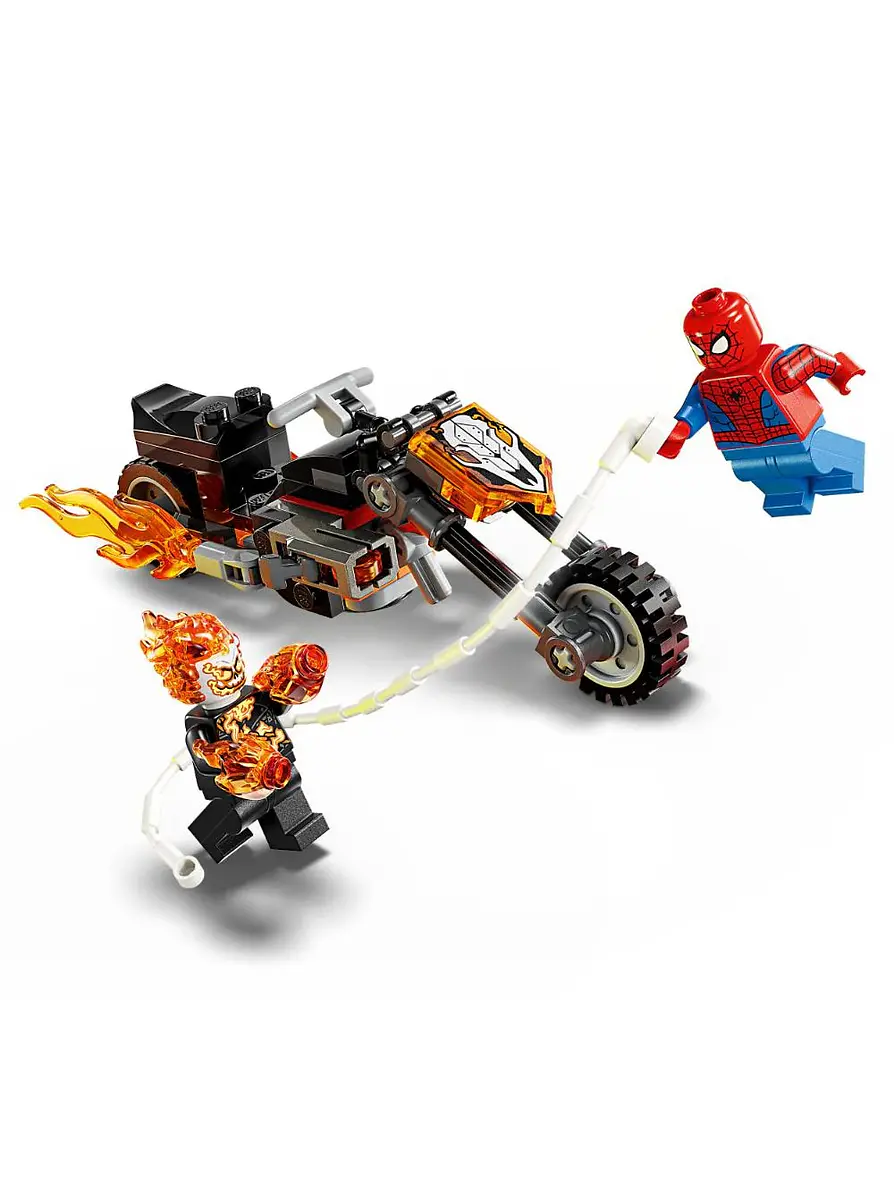 Lego Marvel Spider-Man Vs Ghost Rider Motocycle  4
