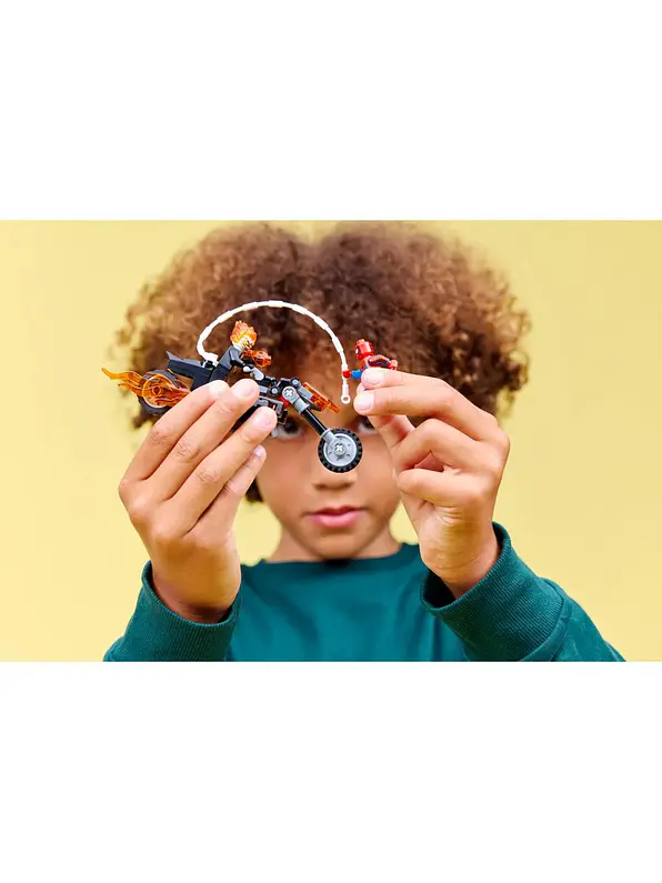 Lego Marvel Spider-Man Vs Ghost Rider Motocycle  6