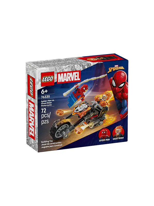 Lego Marvel Spider-Man Vs Ghost Rider Motocycle  1