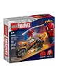 Lego Marvel Spider-Man Vs Ghost Rider Motocycle  - Miniatura 1