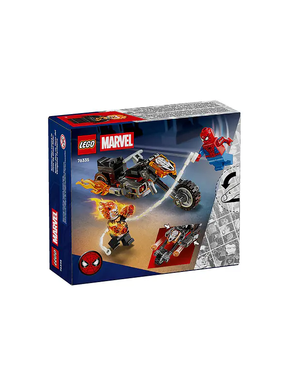 Lego Marvel Spider-Man Vs Ghost Rider Motocycle  3