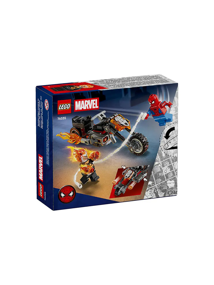 Lego Marvel Spider-Man Vs Ghost Rider Motocycle  3
